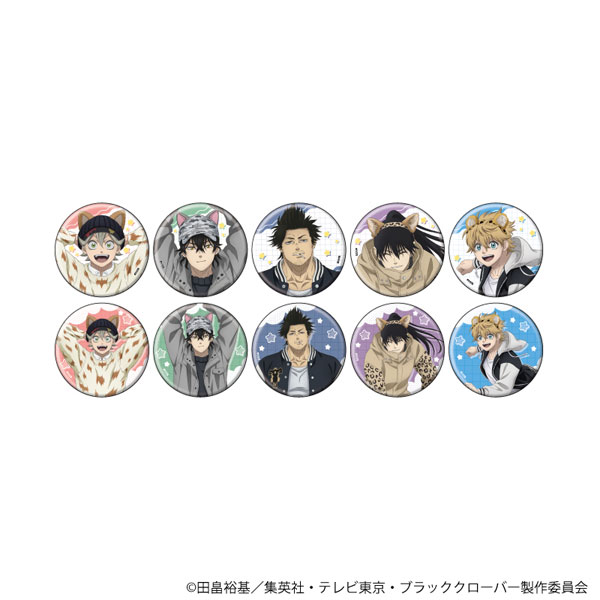 缶バッジ「ブラッククローバー」24/ケモミミカチューシャver.(描き