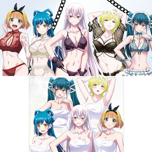 魔都精兵のスレイブ クリアファル2枚セット 5種 ランジェリー バス