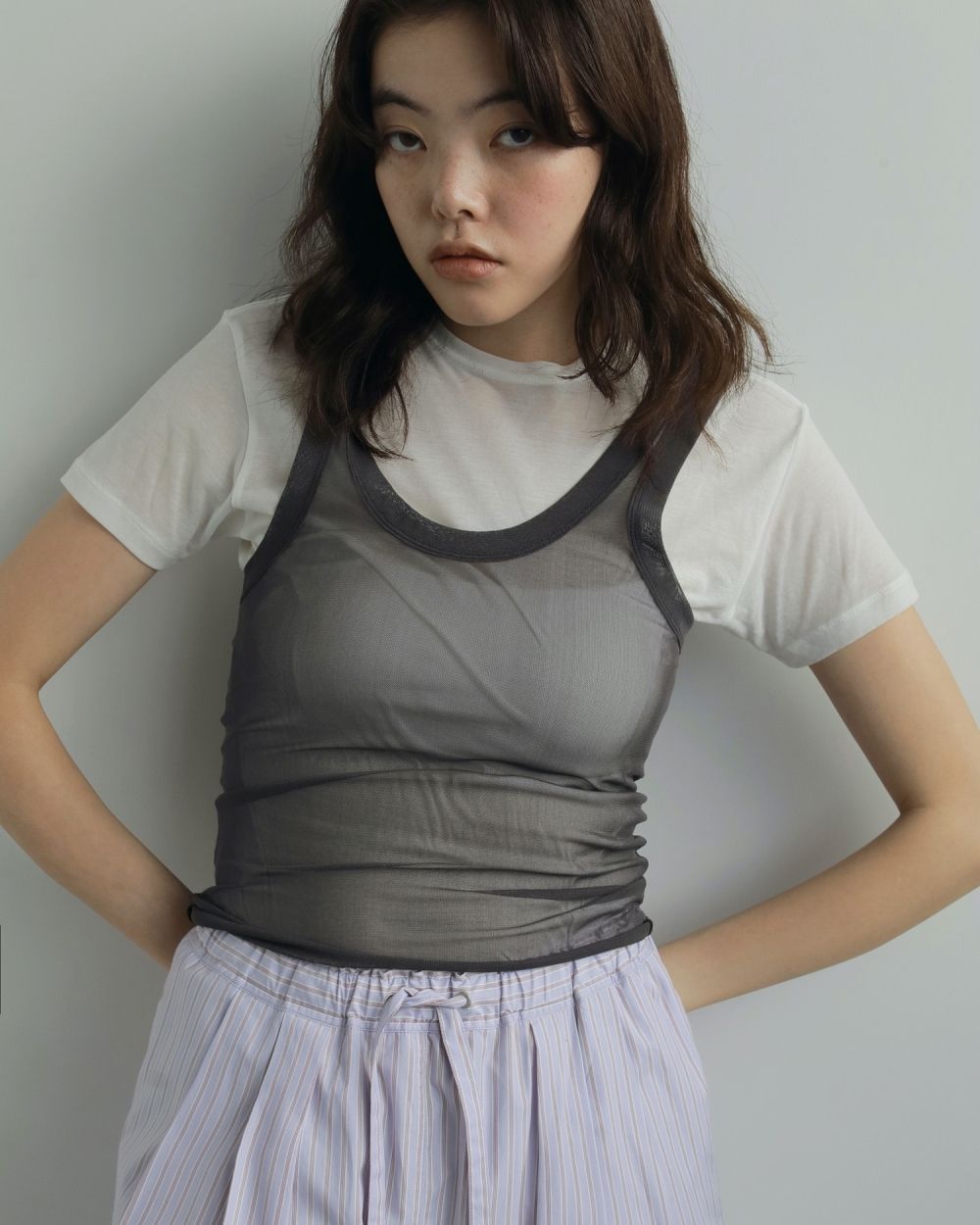 ànuke online store（アンヌーク） / Tulle Tank TopTulle Tank Top