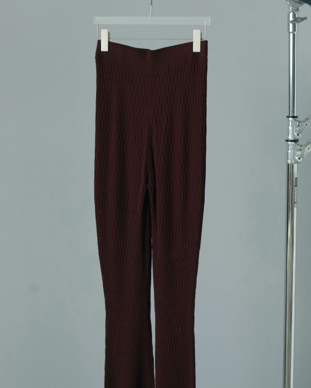 ànuke online store（アンヌーク） / Knit Flare LeggingsKnit Flare