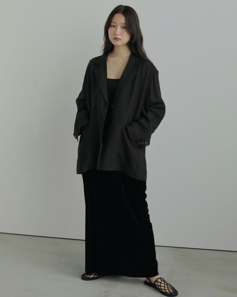 ànuke online store（アンヌーク） / Linen Sheer JacketLinen Sheer