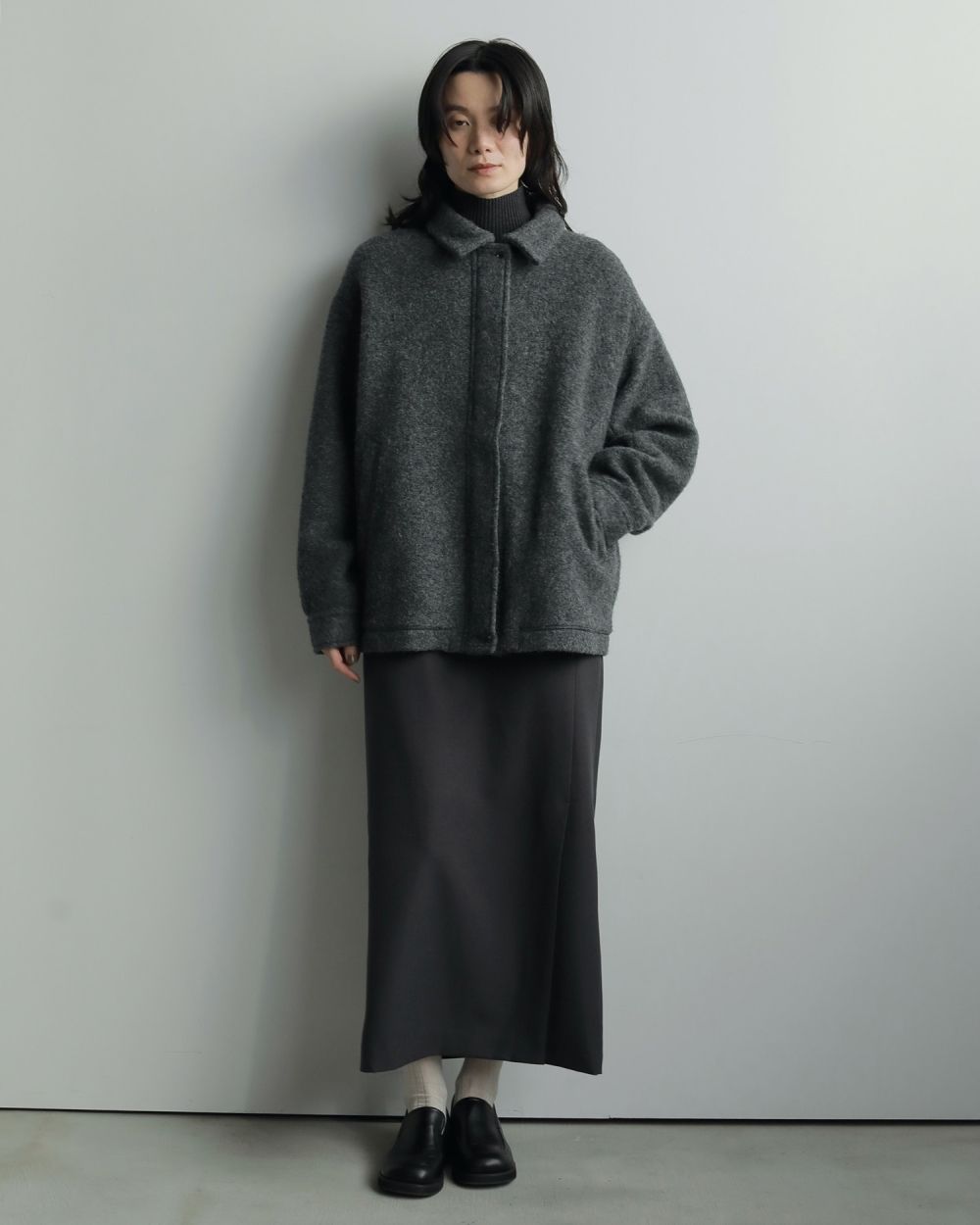 ànuke online store（アンヌーク） / Sliver Zip BlouzonSliver Zip