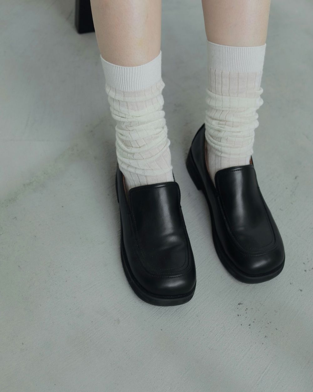 ànuke online store（アンヌーク） / Ecoleather LoafersEcoleather