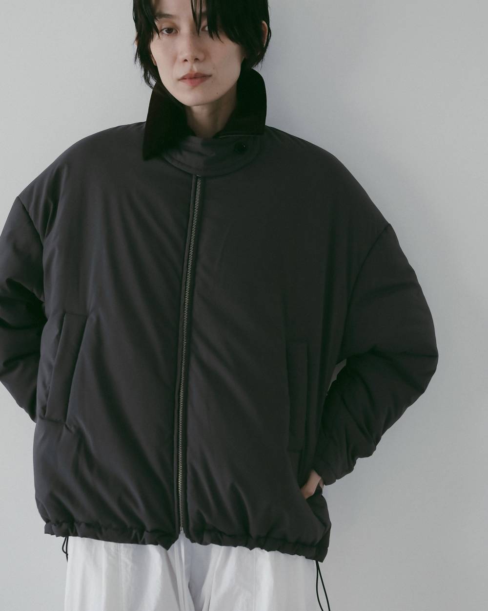 ànuke online store（アンヌーク） / Velour Collar Blouzon62610203