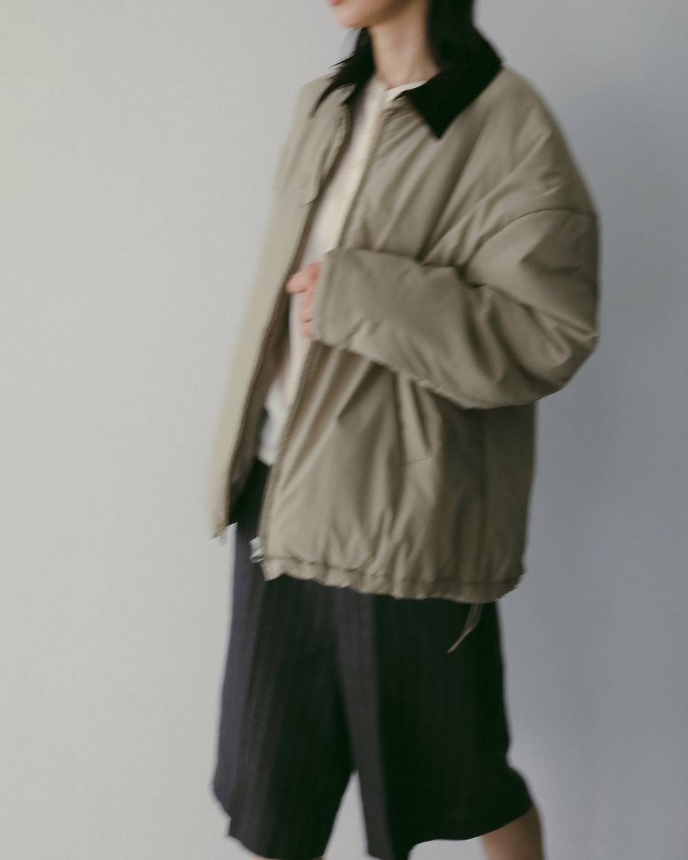 ànuke online store（アンヌーク） / Velour Collar Blouzon62610203