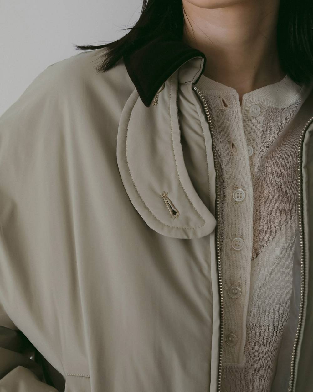 ànuke online store（アンヌーク） / Velour Collar Blouzon62610203