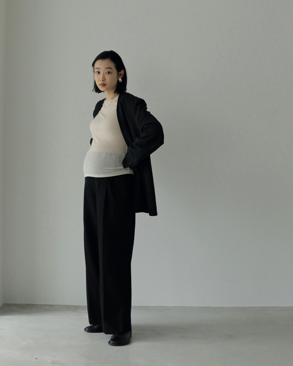 anuke Reha. タックワイドパンツ 38【美品】 ànuke online store