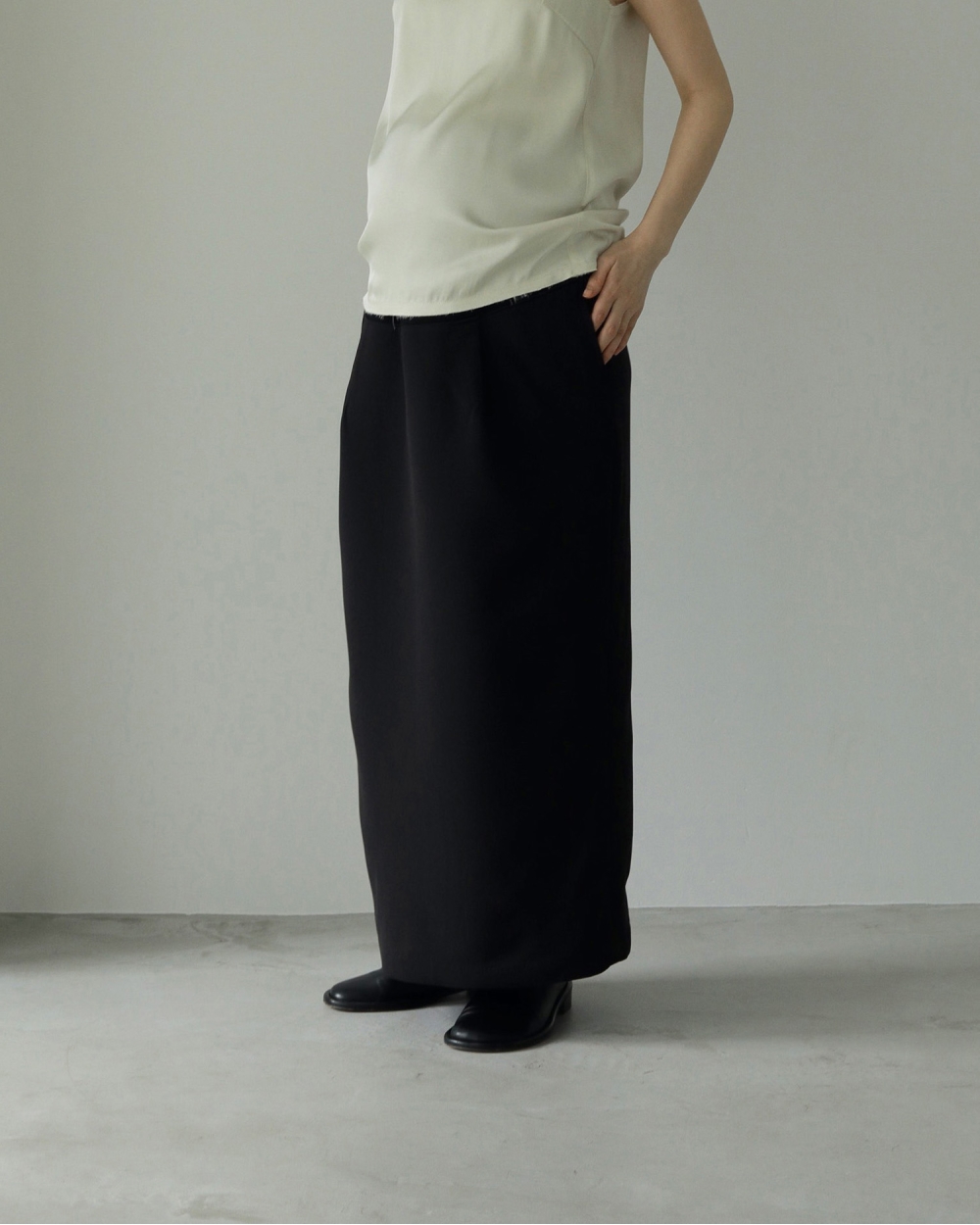 ànuke online store（アンヌーク） / 【Reha.】Tuck Maxi SkirtTuck