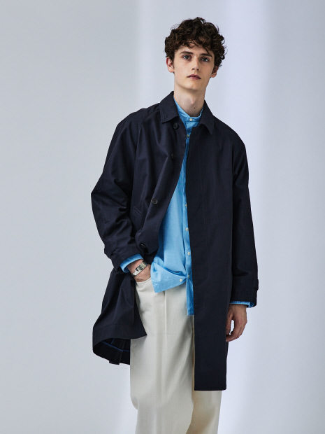 玉虫ツイル】ステンカラーコート / スプリングコート｜OUTLET (MEN'S