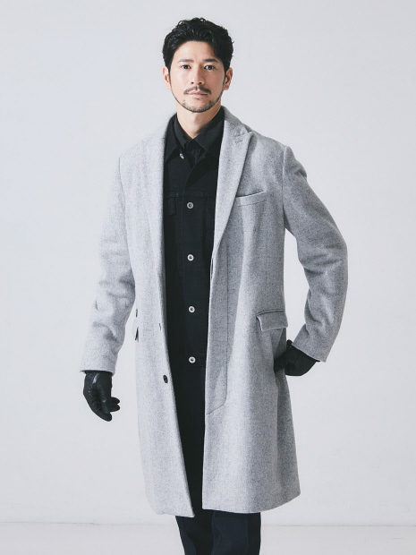 ピークドラペル チェスターコート｜OUTLET (MEN'S) / アウトレット