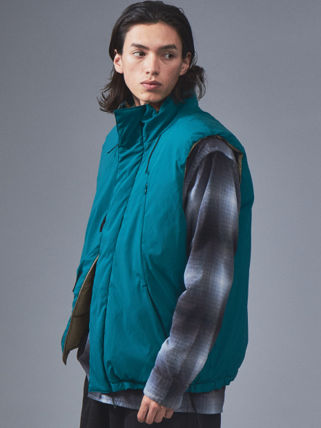 TAION / タイオン】×【SI エスアイ】 REVERSIBLE DOWN VEST / ダウン