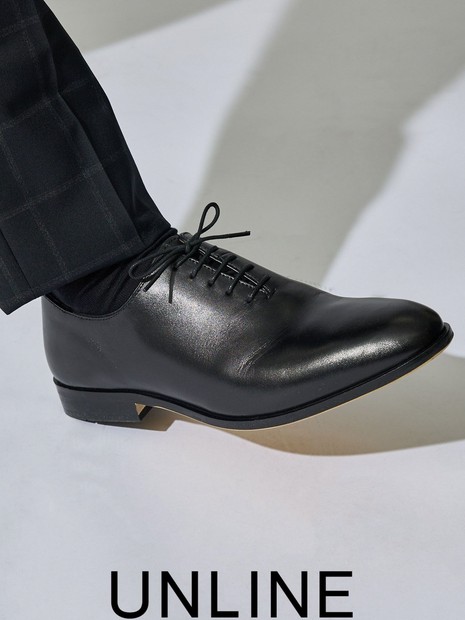 WEB限定】ホールカット 内羽根プレーントゥ ビジネスシューズ