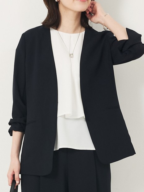 ノーカラージャケット (レディース) | ABAHOUSE ONLINE STORE
