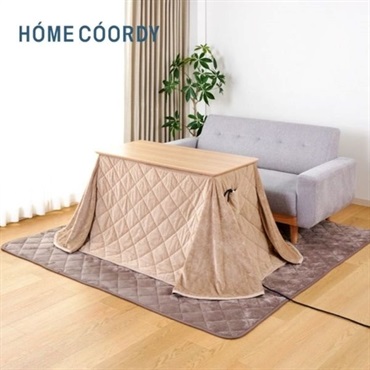 ホームコーディ USBコンセント付き 高さが変えられるソファ前こたつ＋