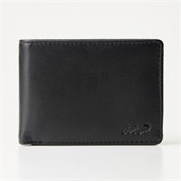 CROCODILE 本革 二つ折り財布 メンズ ゴートレザー 山羊革 ソフト