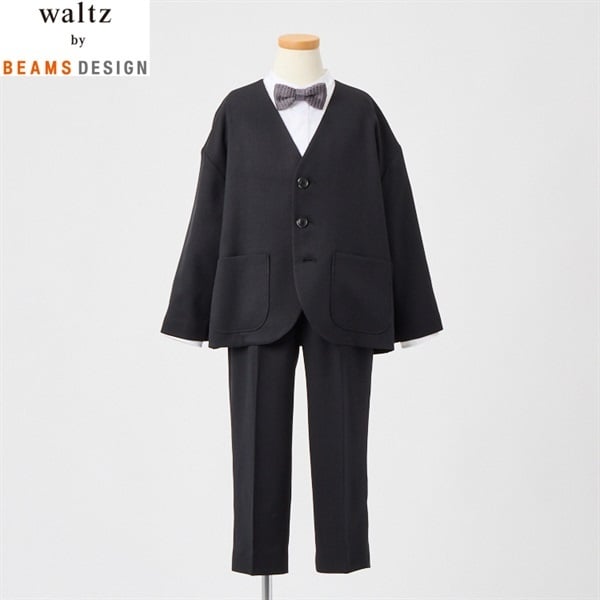 waltz by BEAMS DESIGN ノーカラージャケットスーツ キッズ 男の子