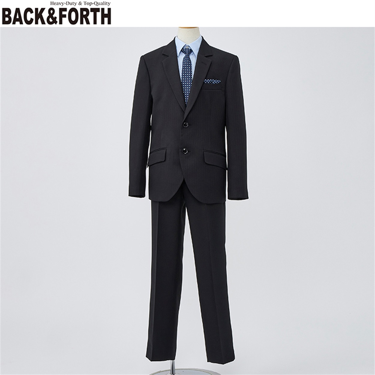 BACK＆FORTH ベーシック三点スーツ キッズ 男の子 フォーマル スーツ