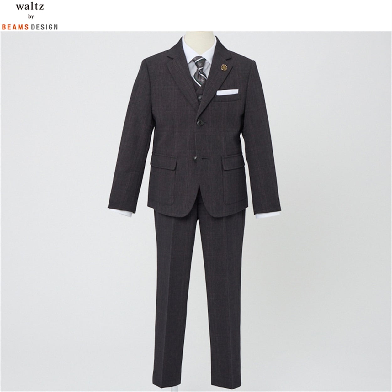 waltz by BEAMS DESIGN ベスト付きブラックスーツ キッズ 男の子