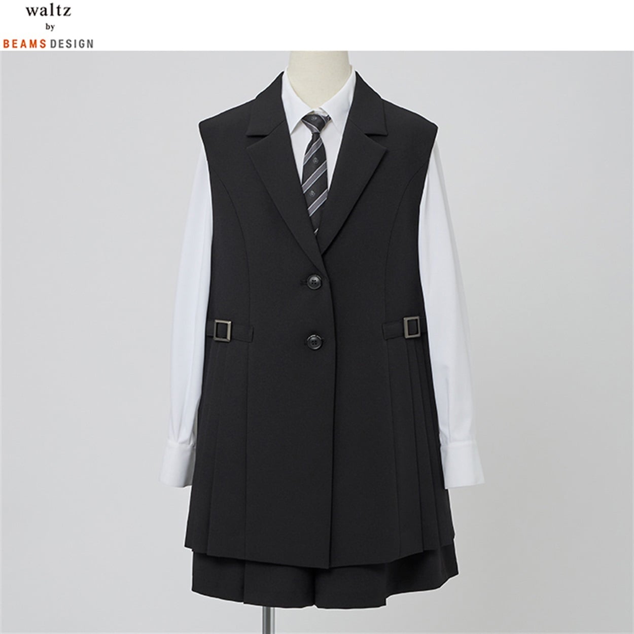 waltz by BEAMS DESIGN ブラックベストスーツ キッズ 女の子 ビームス