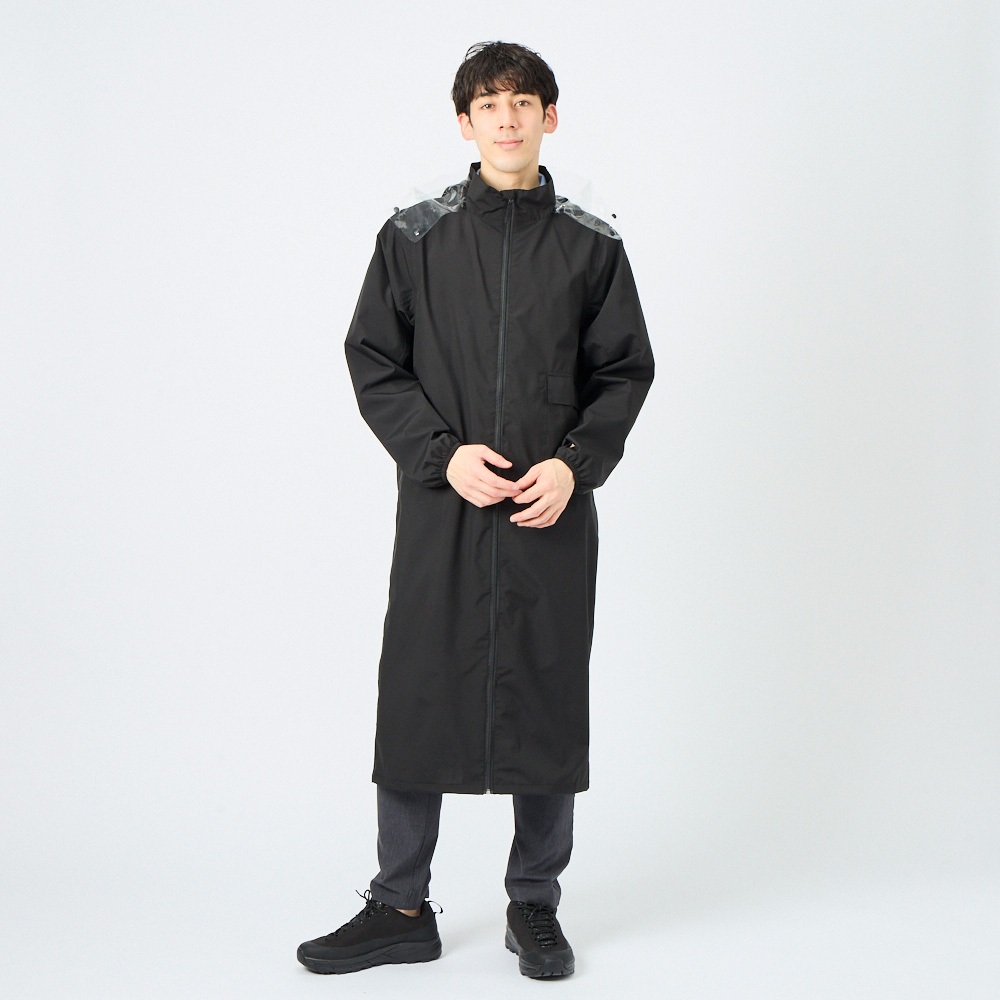 蒸れにくい後ろマチつきレインコート | イオンスタイルオンライン 衣料