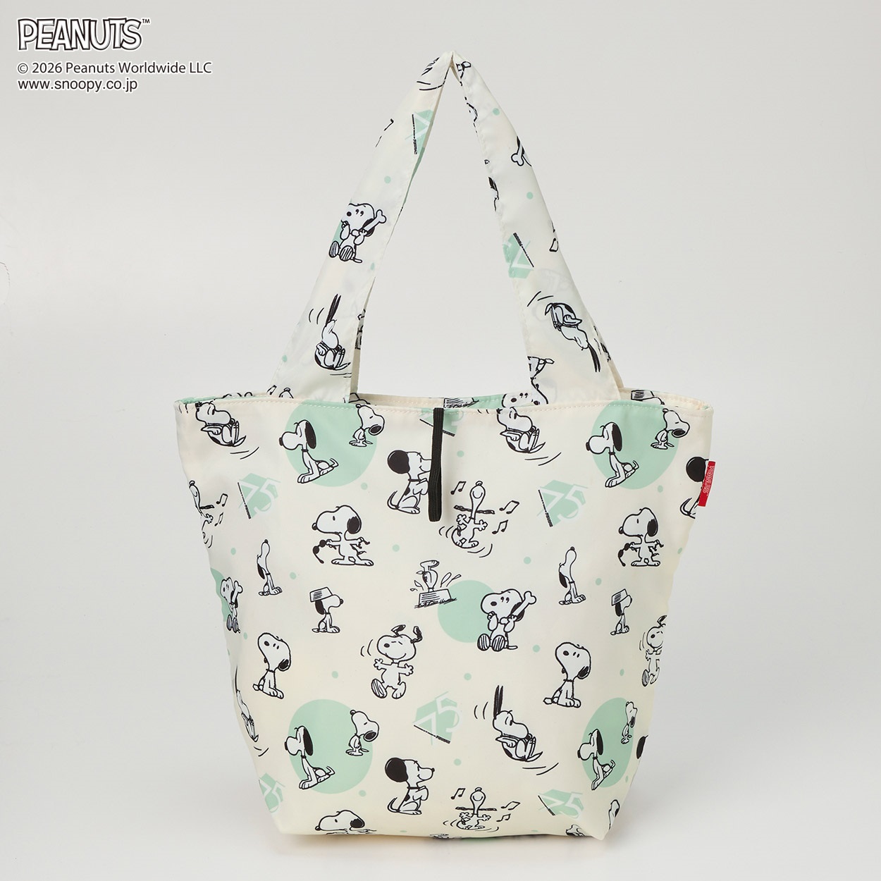 ピーナッツ(PEANUTS) 75周年 スヌーピー エコバッグ | イオンスタイル
