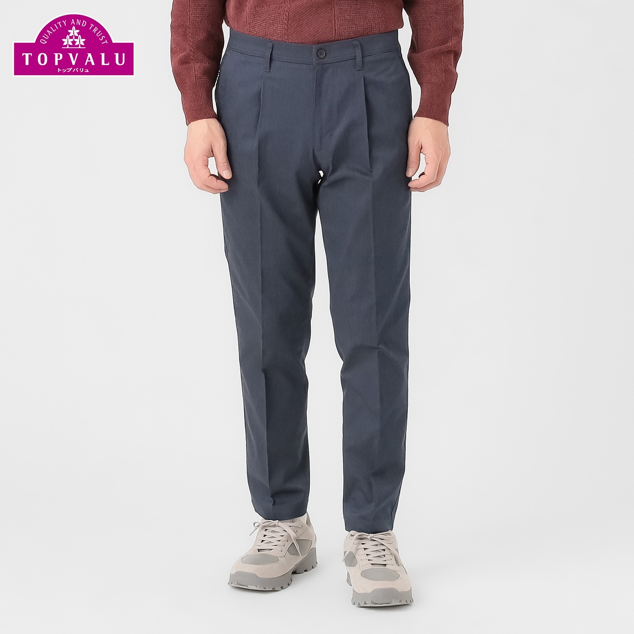 ツイルスーパーストレッチタックパンツ メンズ | イオンスタイル