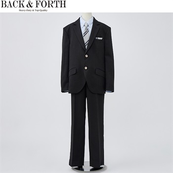 BACK＆FORTH ヘリンボンB体三点スーツ キッズ 男の子 フォーマル