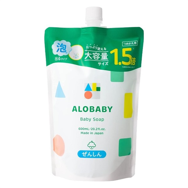 ALOBABY アロベビー ベビーソープ 泡タイプ つめかえ用 600ml 全身
