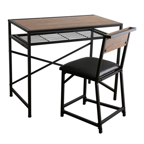 ヴィンテージ風コンパクトデスク＆チェアセット | イオンスタイル