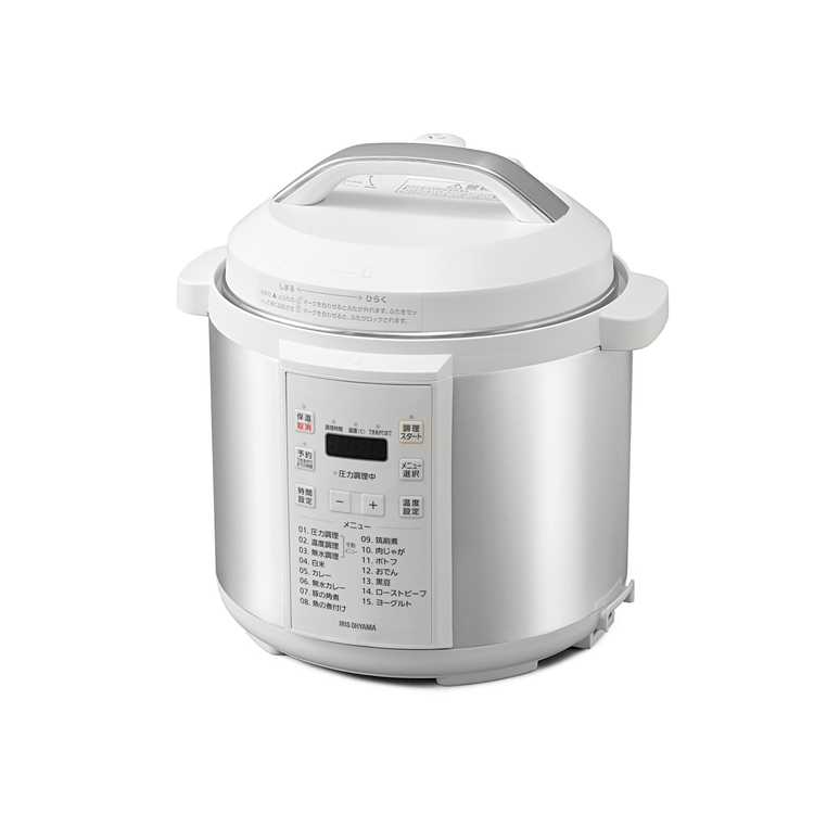 電気圧力鍋 6.0L PC-EMA6-W アイリスオーヤマ | イオンスタイル