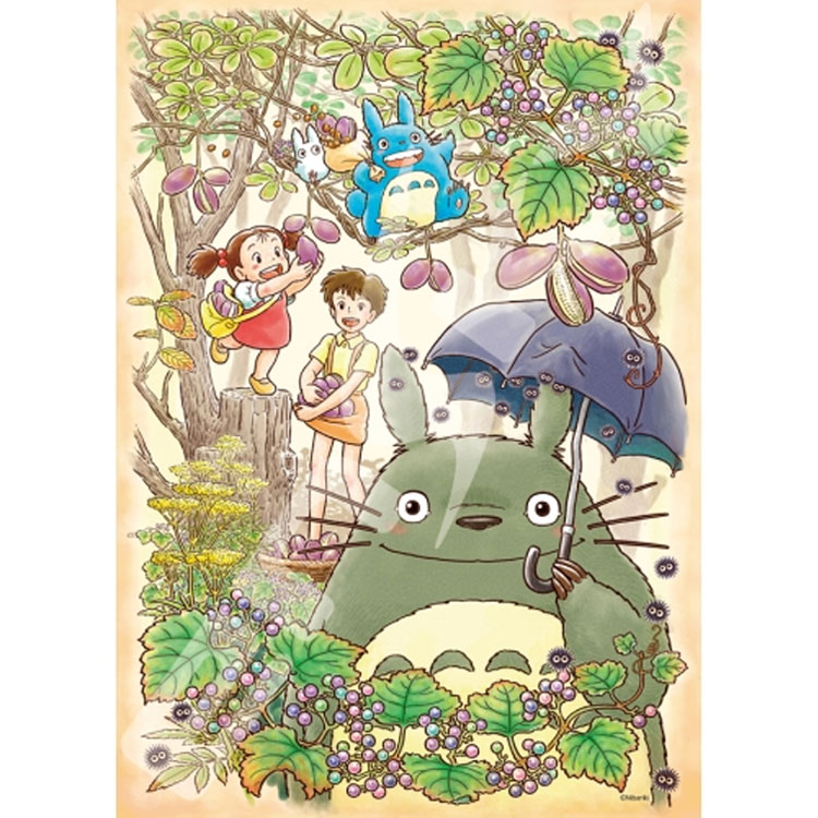 ジグソーパズル となりのトトロ いっぱい採れたね 500ピース (完成