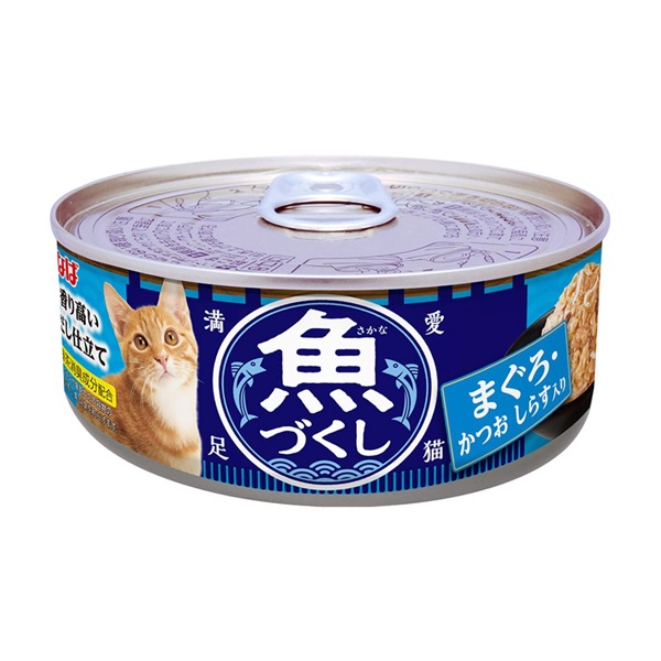 いなば 魚づくし まぐろ・かつお しらす入り 60g いなばペットフード