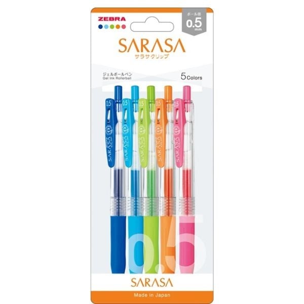 ゼブラ SARASA サラサクリップ0．7 5色セット | イオンスタイル