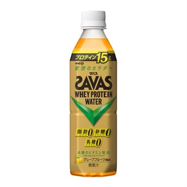 ザバスホエイプロテインウォーター グレープフルーツ風味 500ml SAVAS