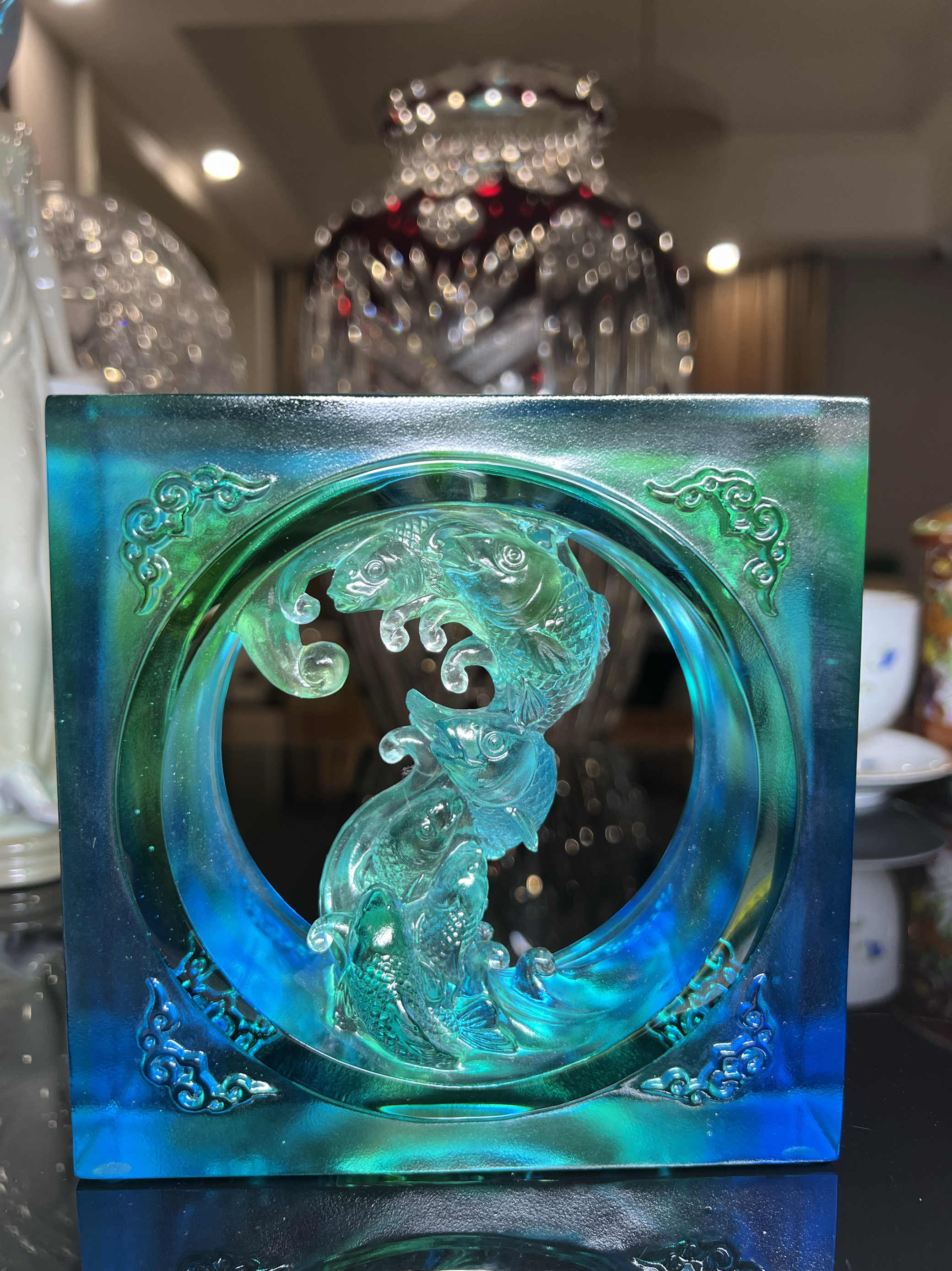 琉園 Tittot クリスタルガラス バード 置物 Tittot 琉園工房