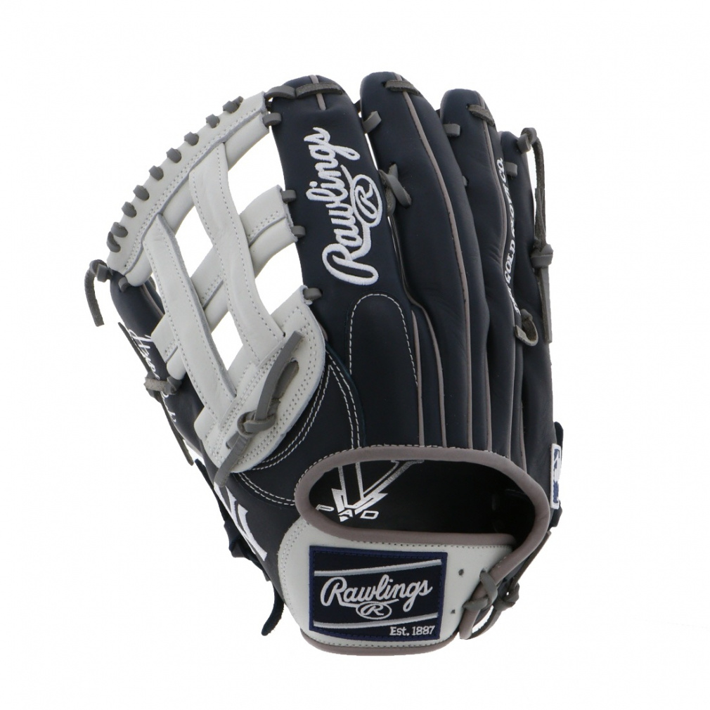 Rawlings 一般軟式 外野手用 右投 ヤンキースブラック/ホワイト