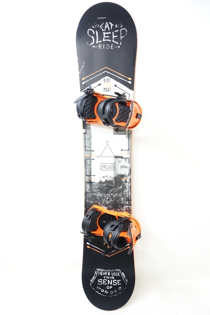 中古 14/15 RYZ MARSHALL 155cm ビンディング付き スノーボード