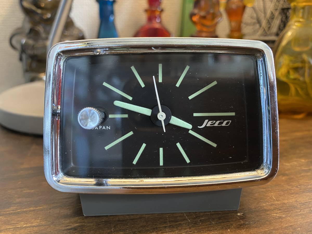 Jeco 旧車 置時計 レトロ トランジスタ ヴィンテージ