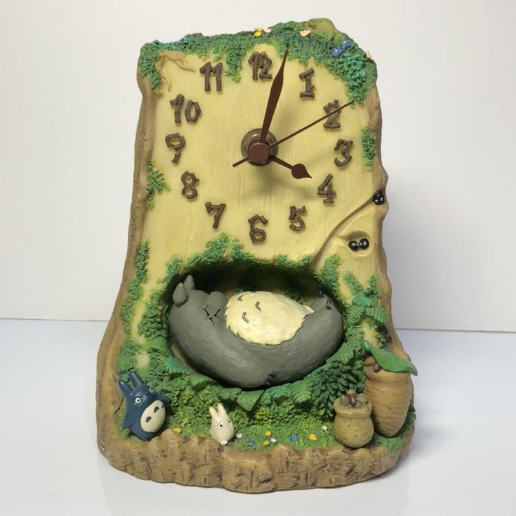 希少】となりのトトロ 置き時計 R792 となりのトトロ時計 トトロR792