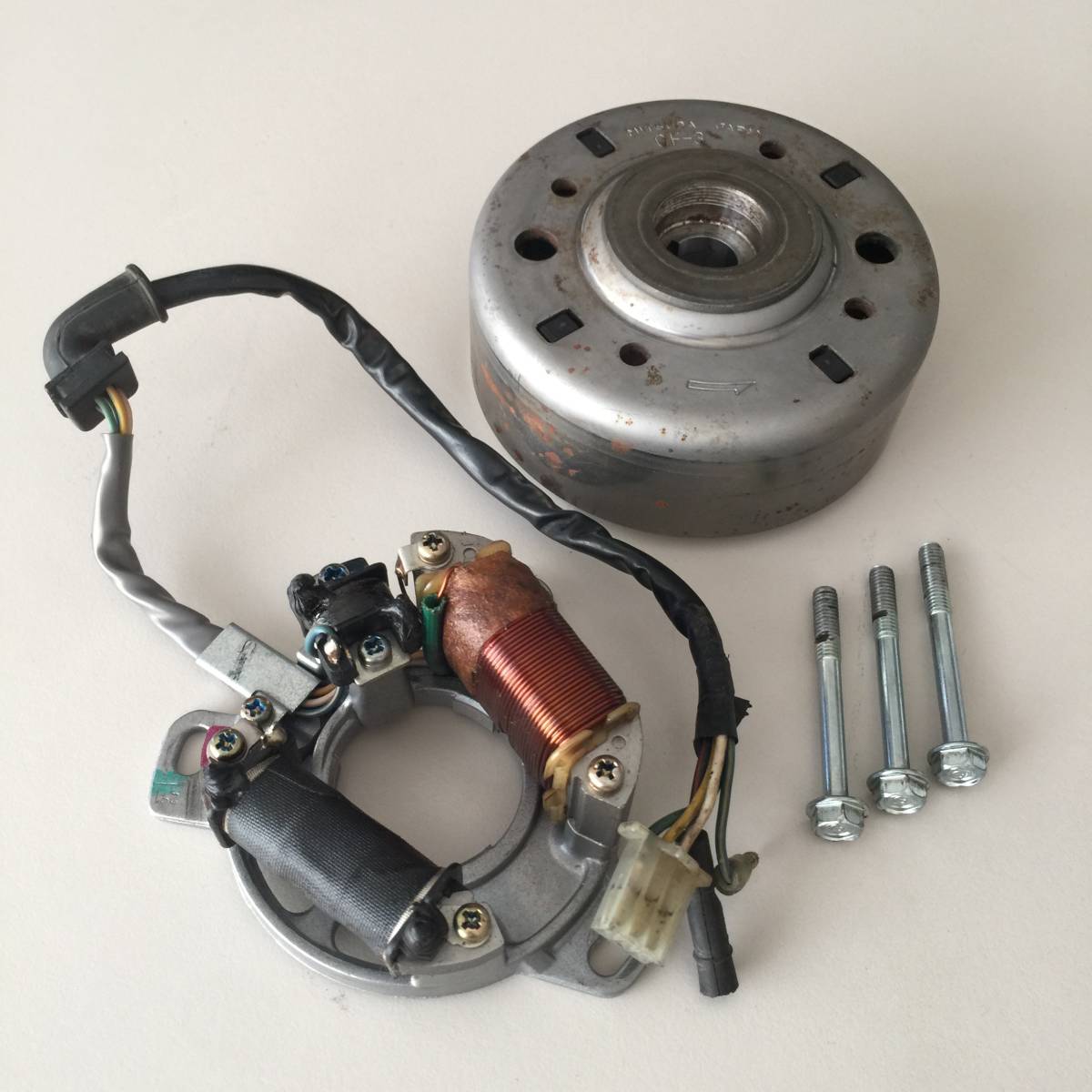 NSR50 NS-1 ジェネレーター フライホイール ボルト付き 実働取り外し