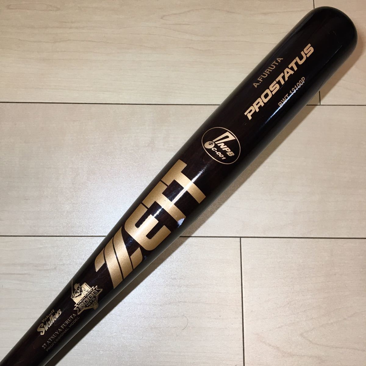 ヤクルトスワローズ 古田敦也氏 実使用 バッド バット 古田敦也 27