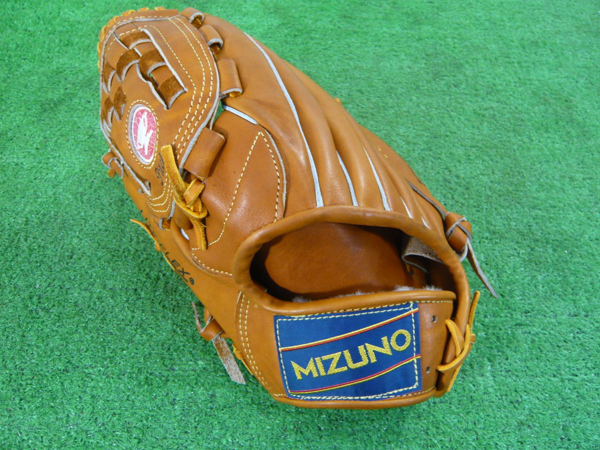 当時物 ミズノ ワールドウィン 赤カップ 硬式グラブ グローブ 高田繁