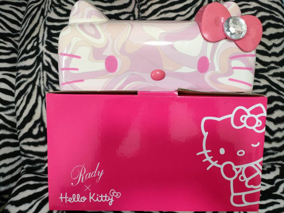 Rady♡レア ハローキティー ティッシュボックス ハートマーブル rady