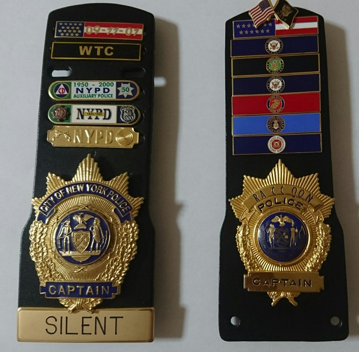 米国ポリスバッジ【NYPD ニューヨーク市警 警部補ランク】PFバッジ