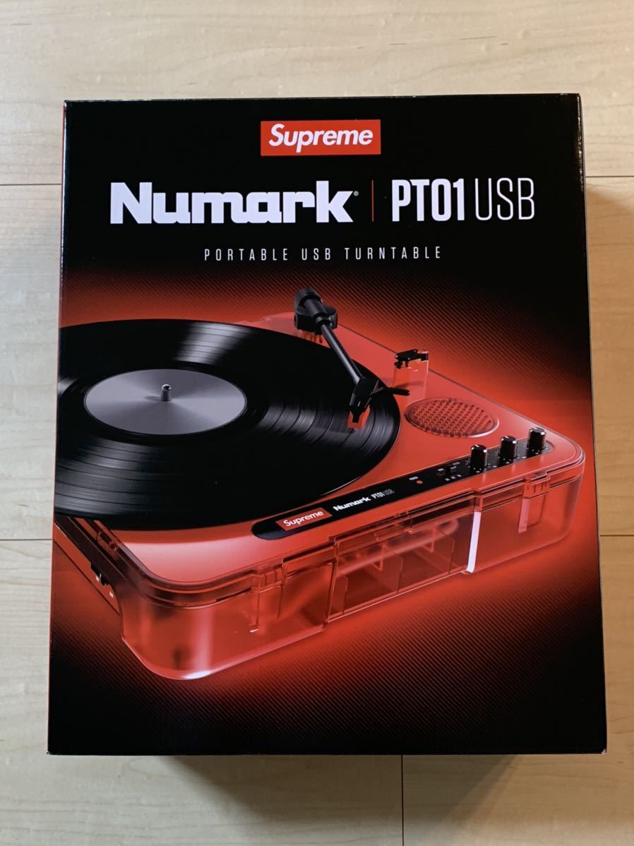 新品】新品 Supreme numark pt01 portable turntable シュプリーム