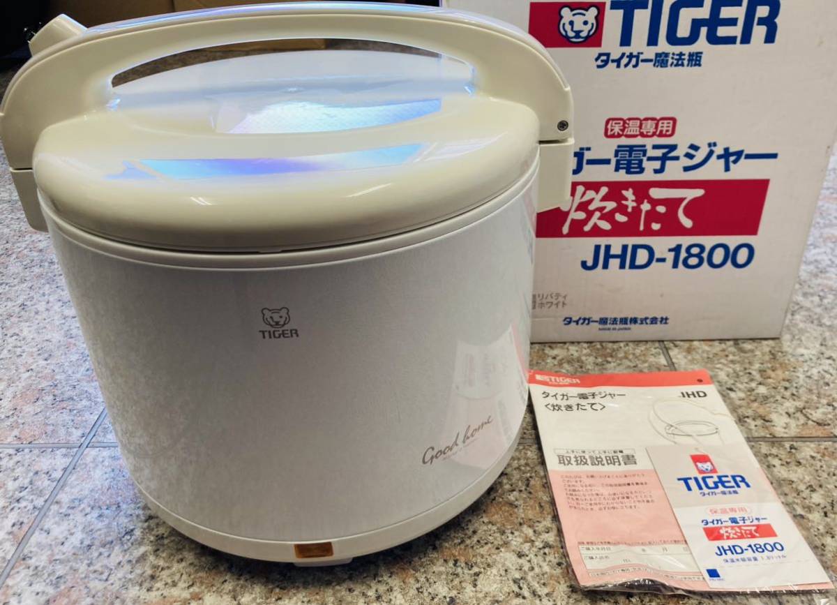 TIGER 電子ジャー JHD-1800 保温専用 ブライトフラワー 楽天市場