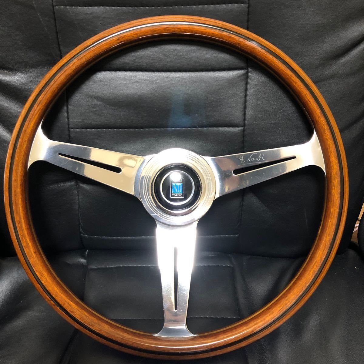 レザーステアリング 36Φ 即決大歓迎 当時物 NARDI クラシック レザー
