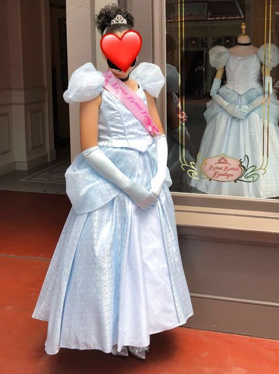 ビビデバビデブティック美品 シンデレラ ティアラ、サッシュ付き