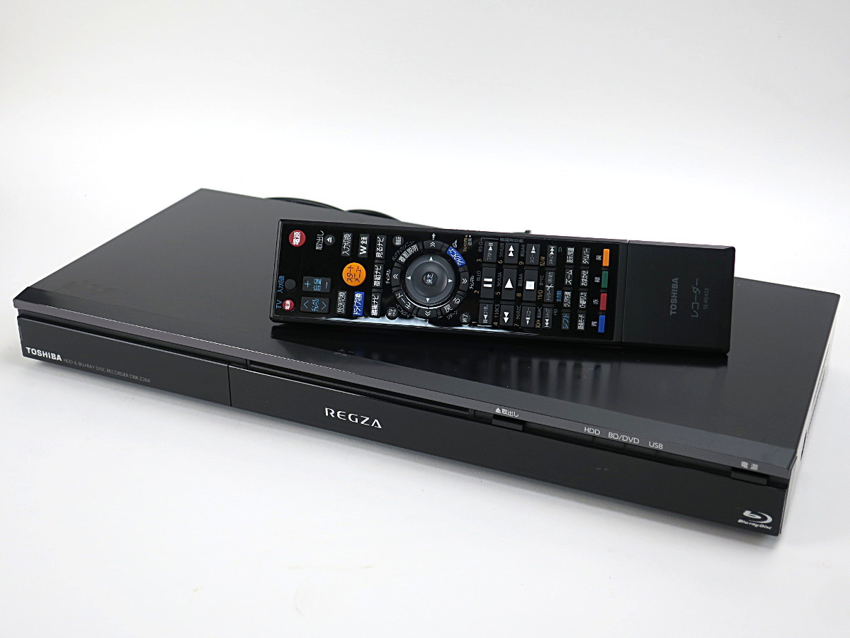 TOSHIBA ブルーレイレコーダー DBR-Z260 東芝、薄型化した「REGZA
