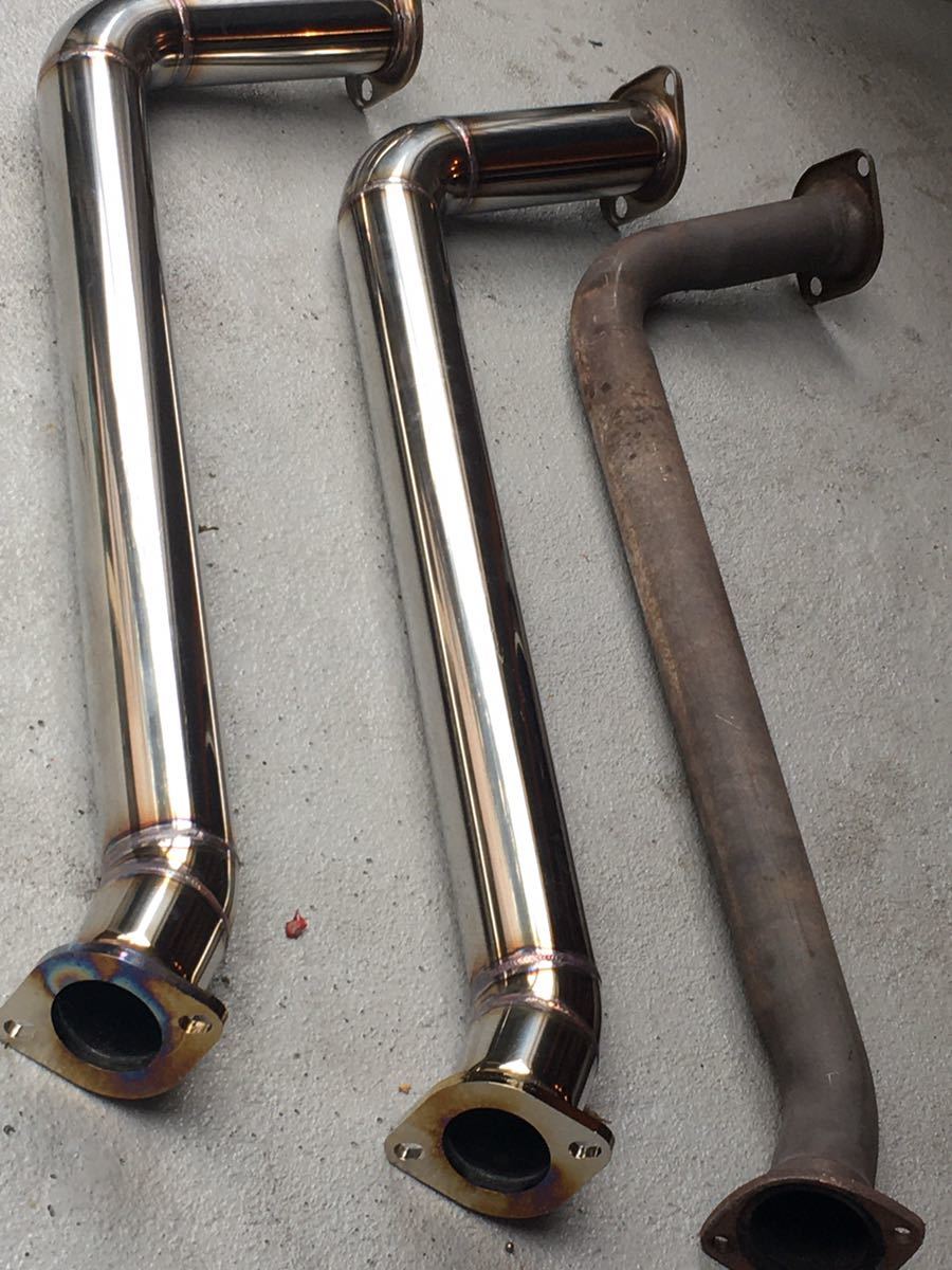 ランクル100ディーゼル、フロントパイプ、マフラー